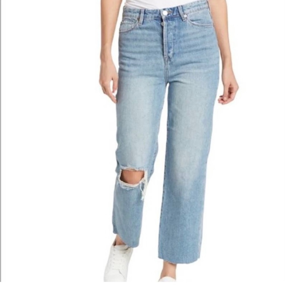 Blank NYC Baxter Ribcage Straight Leg Distress Size 32